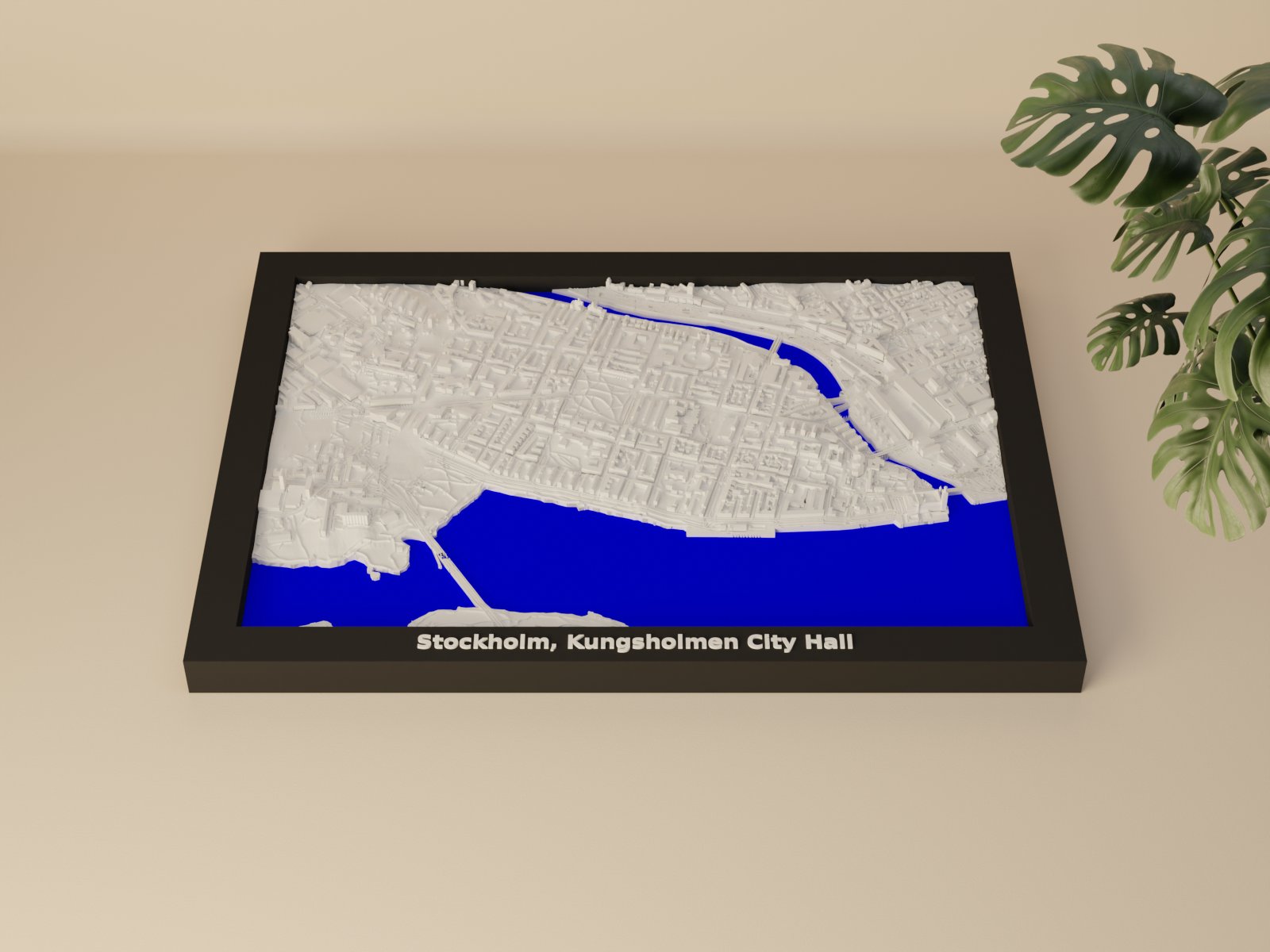 Stockholm, Kungsholmen City Hall, Sweden - 3D Miniature