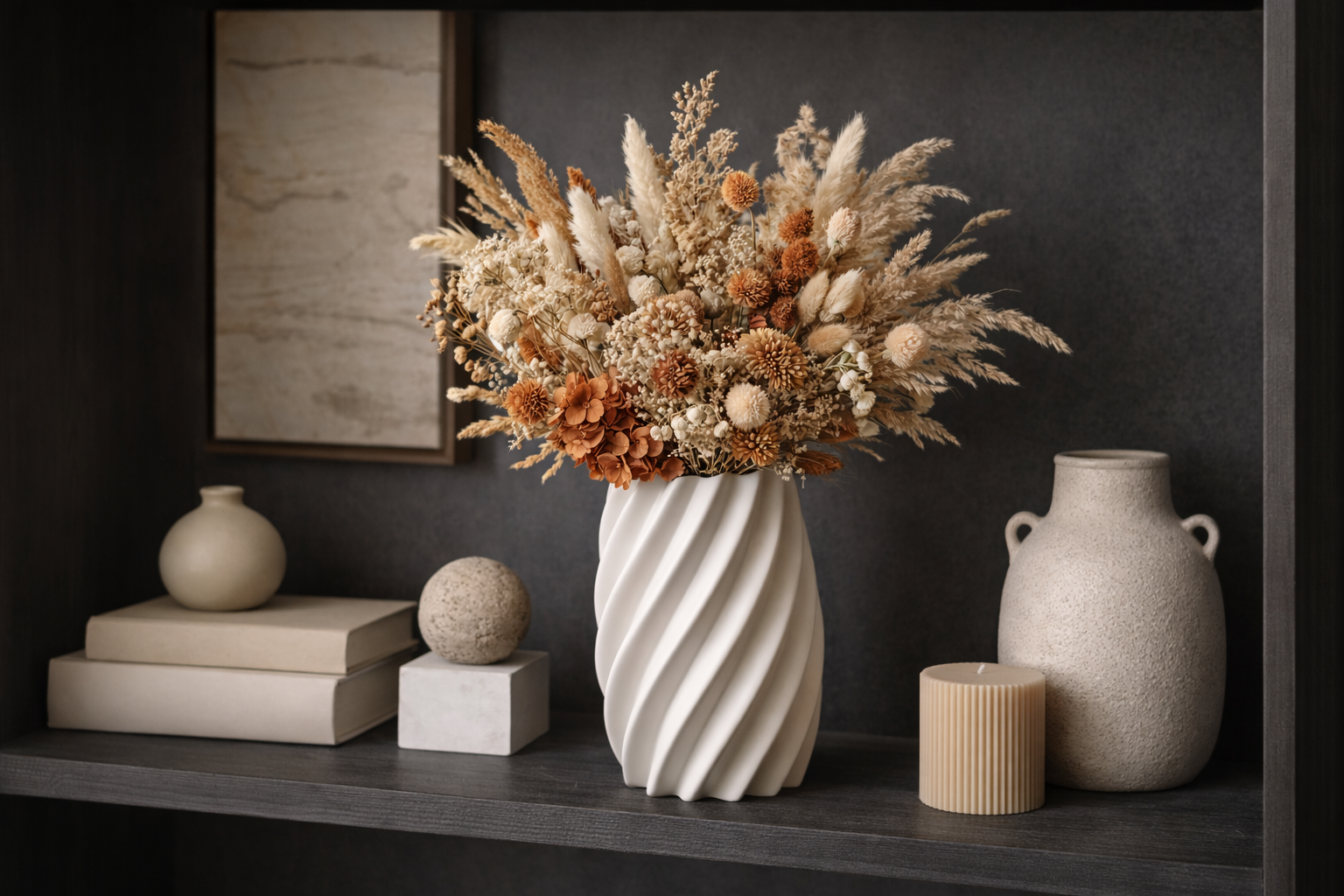 Twisted Sculptural Vase – Contemporary Design