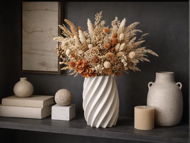 Twisted Sculptural Vase – Contemporary Design