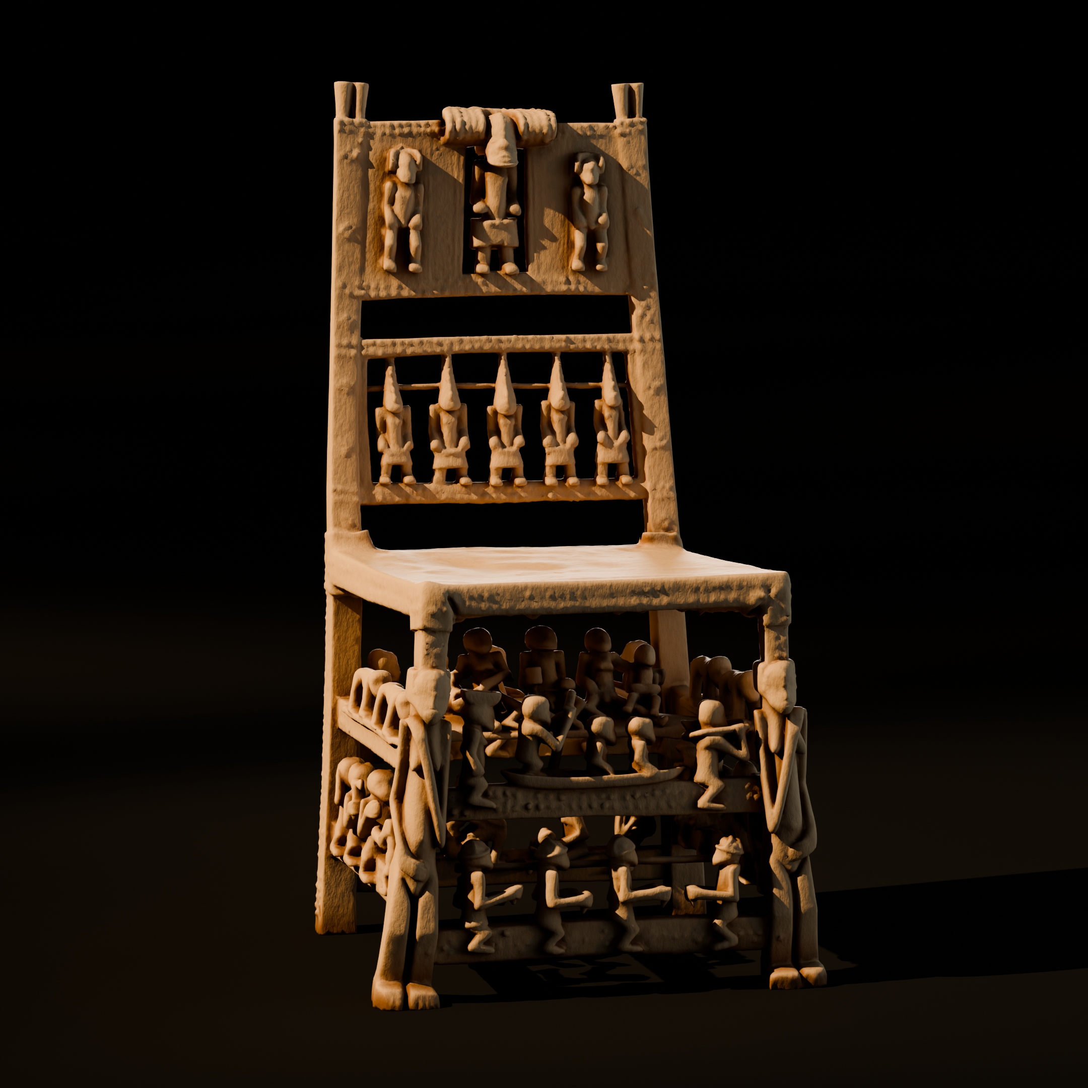 Monumental Spirit Throne | 28mm/32mm Heroic Amazing Cultural Artefact
