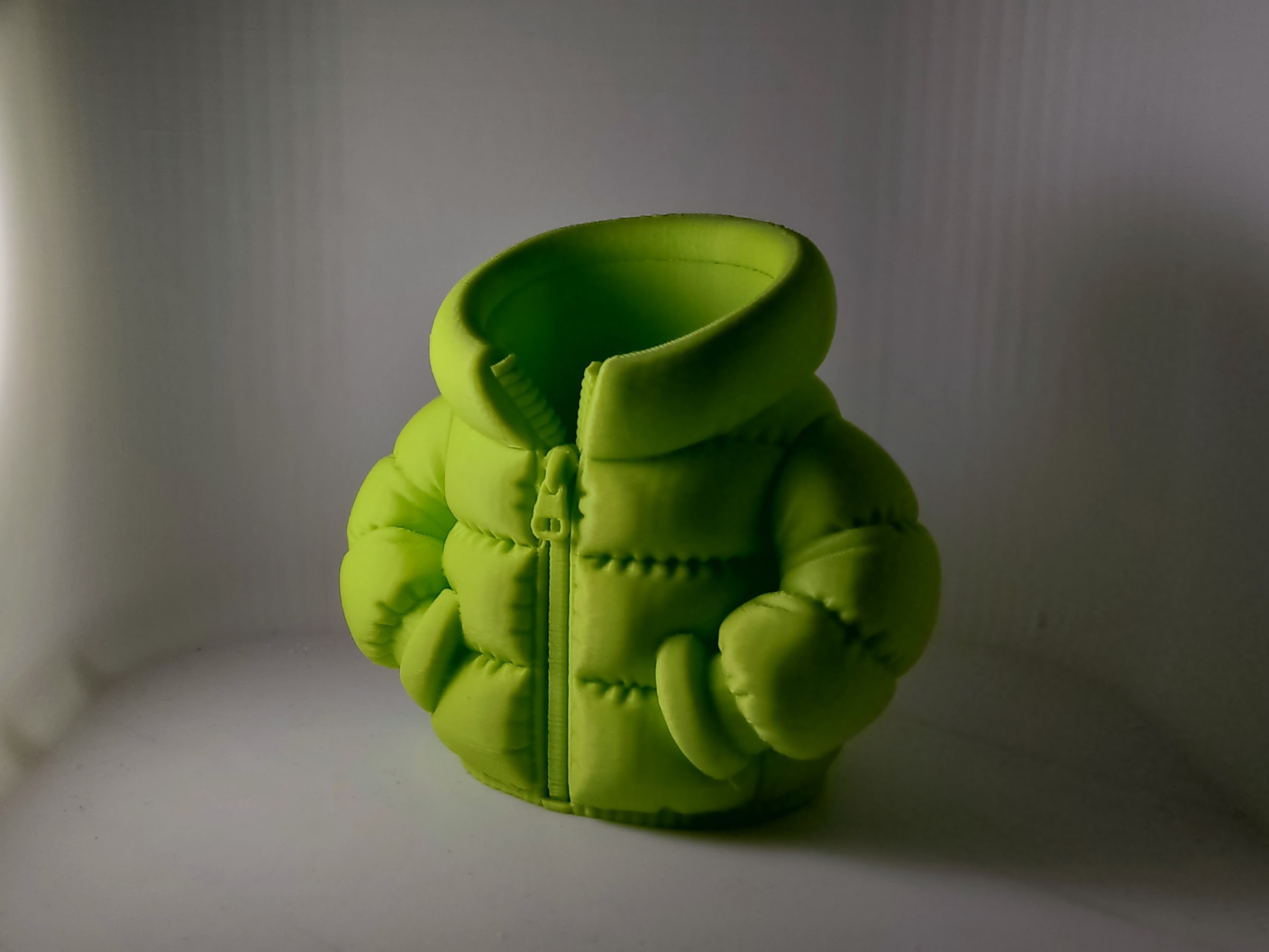 Puffer Jacket Pencil Holder