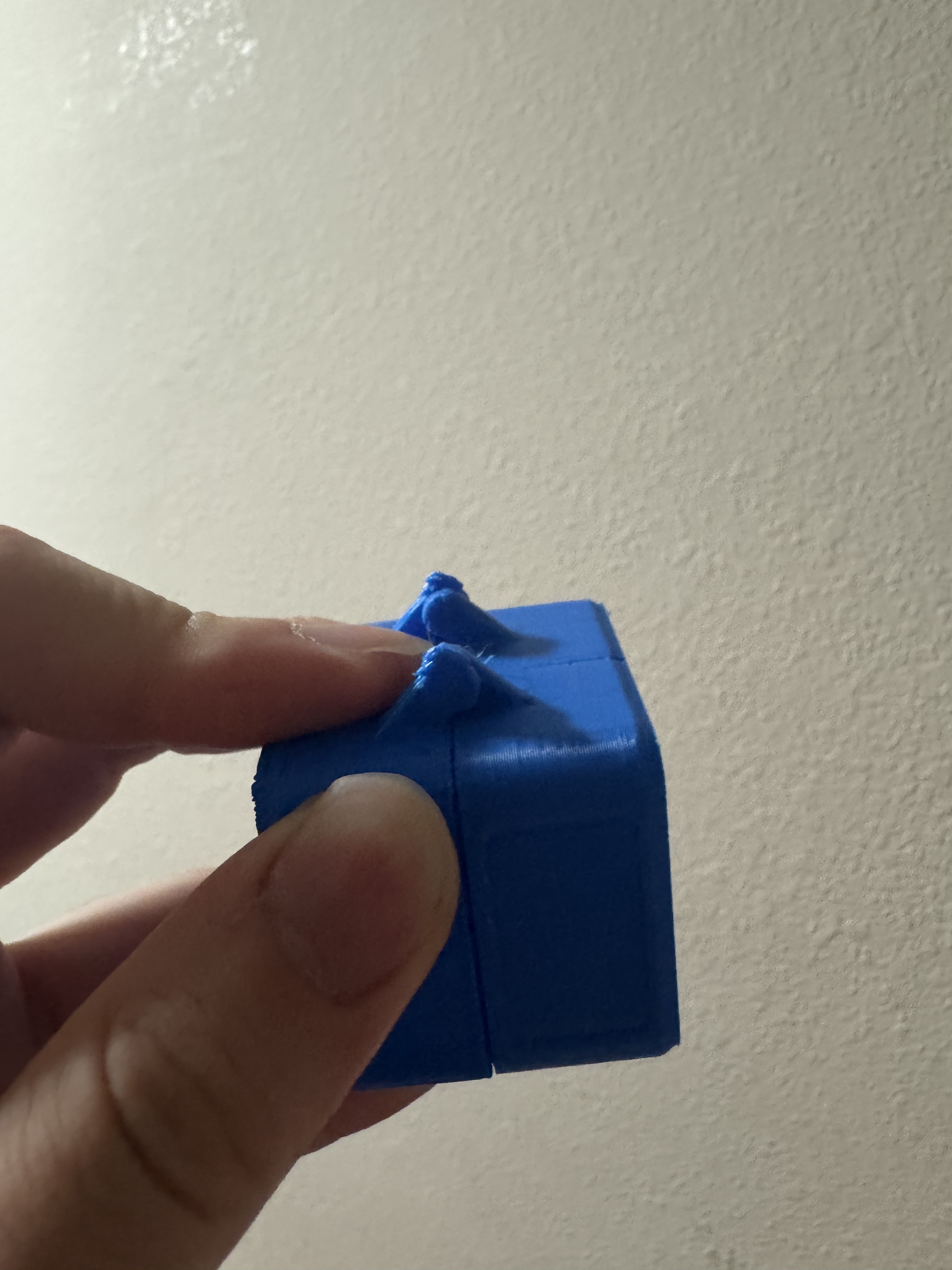 Print in place screw box with dividers