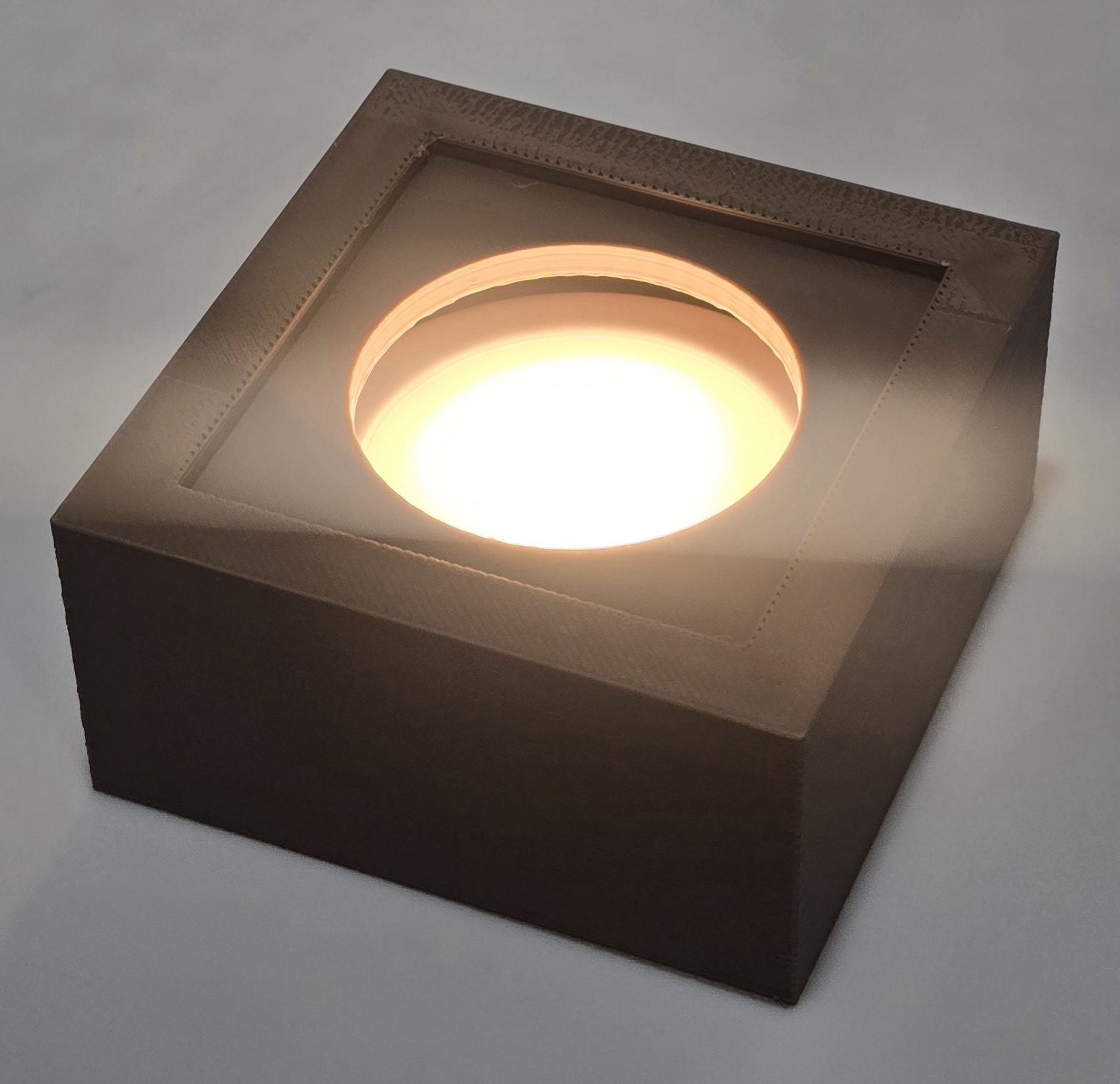 Lighted Base For Inner Engraved K9 Glass Crystal