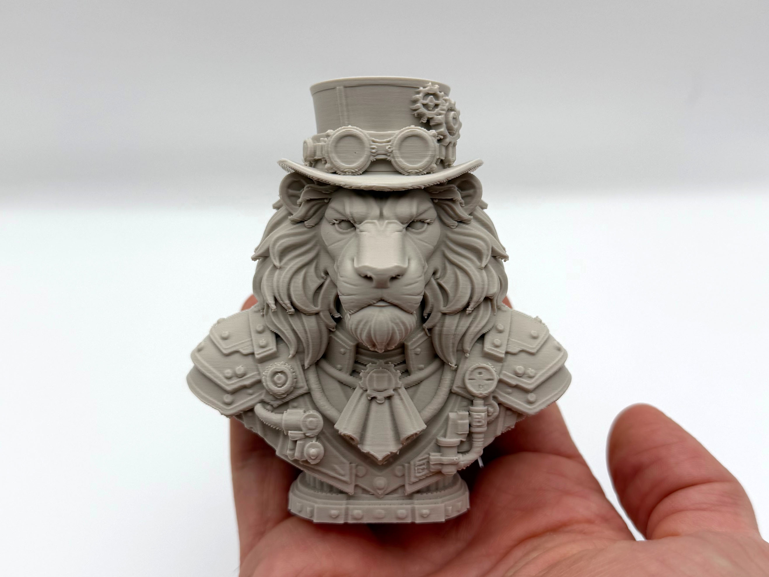 Lion Steampunk Bust