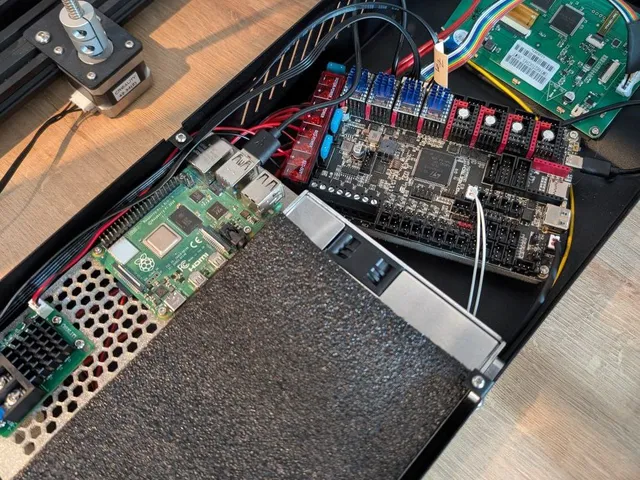 Ender5Plus Raspberry Pi and Relay Electronics Enclosure Adapter
