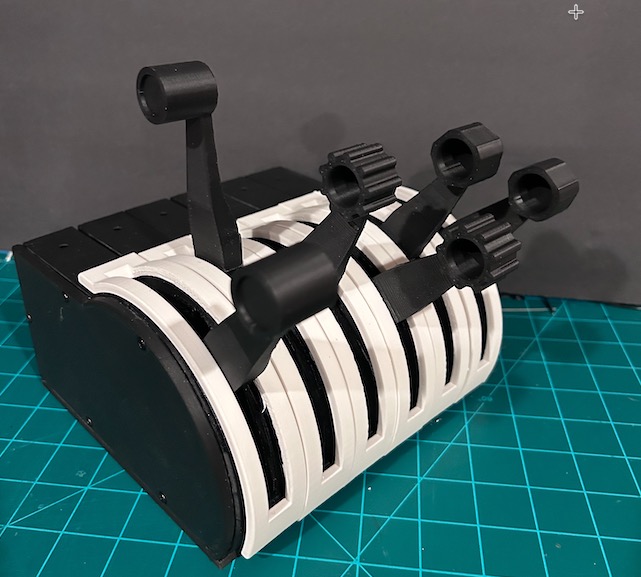 Honeycomb Bravo Inspired Modular HES Throttle Quadrant for Flight Simulation