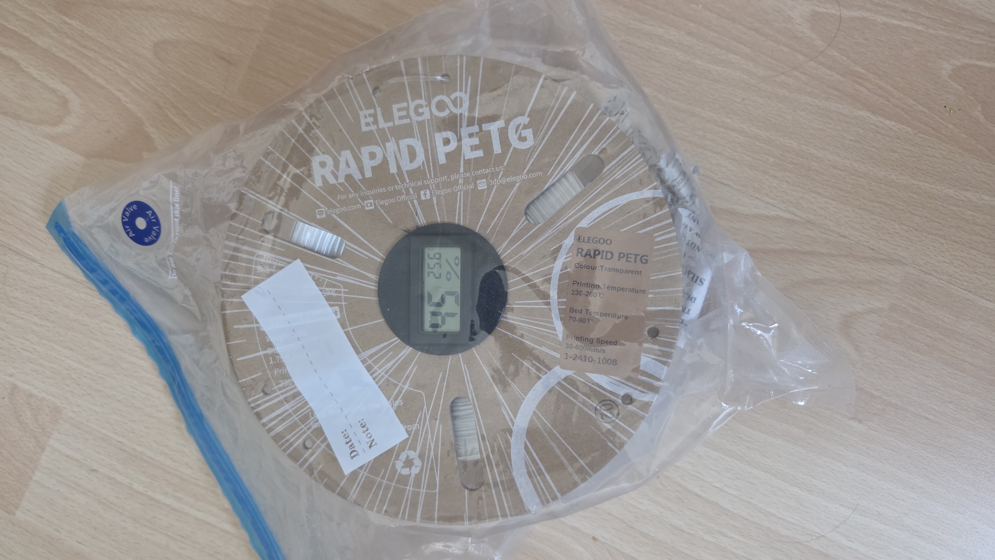 Hygrometer Filament Spool Mount