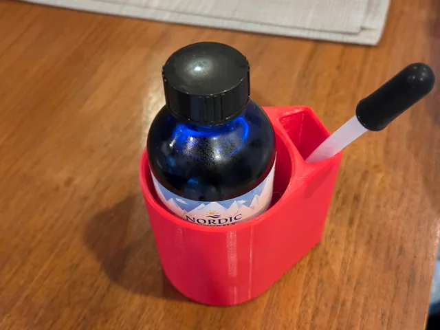 Parametric Bottle and syringe holder