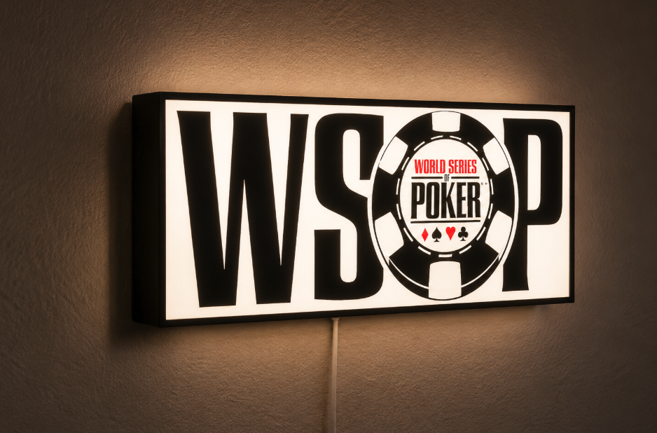 WSOP World Series of Poker LED Light Box | Multi-Color 3D Printable STL