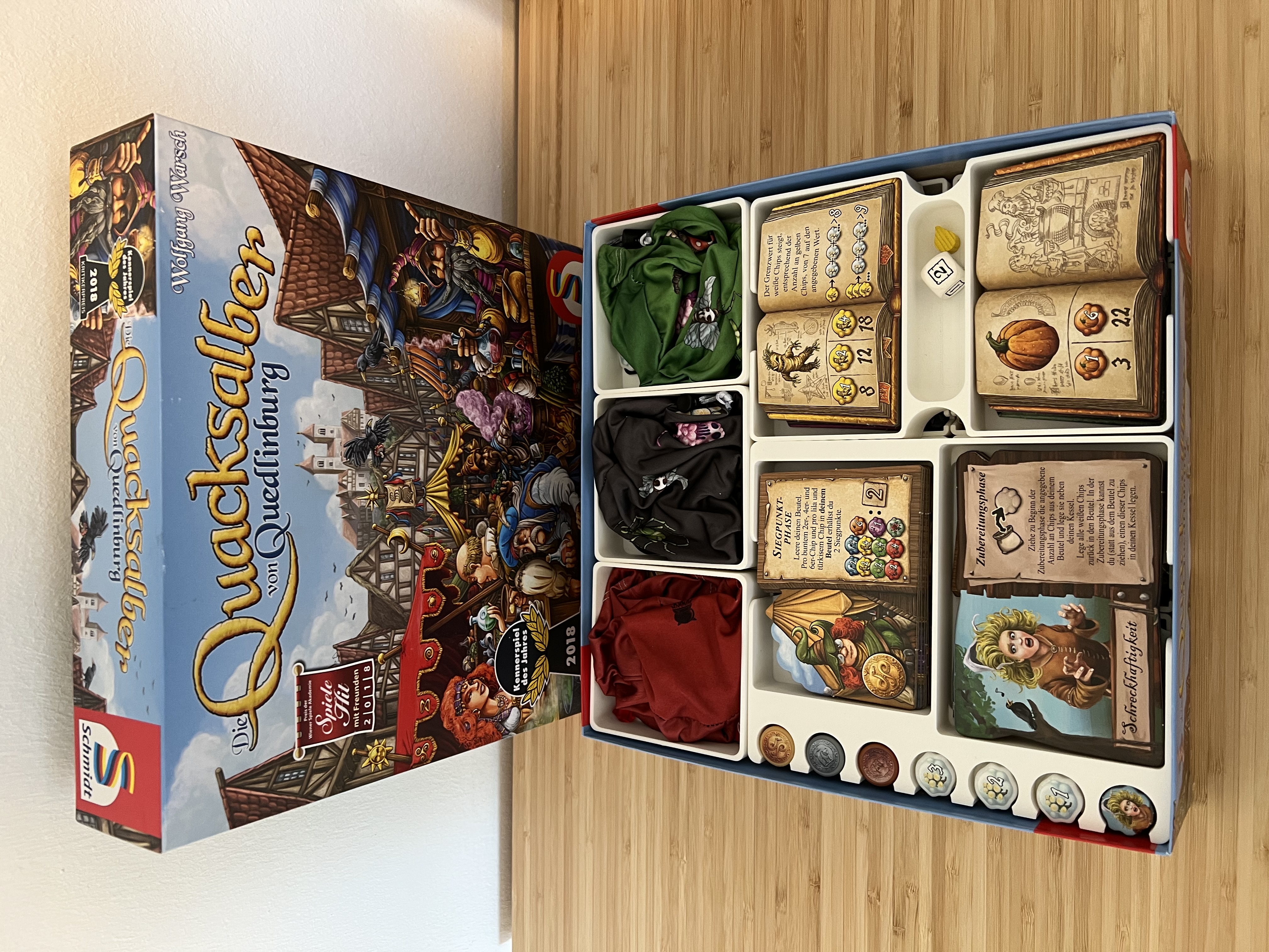 Quacks of Quedlinburg Organizer for Herb Witches, Alchemists, GeekUp Bits & Bags