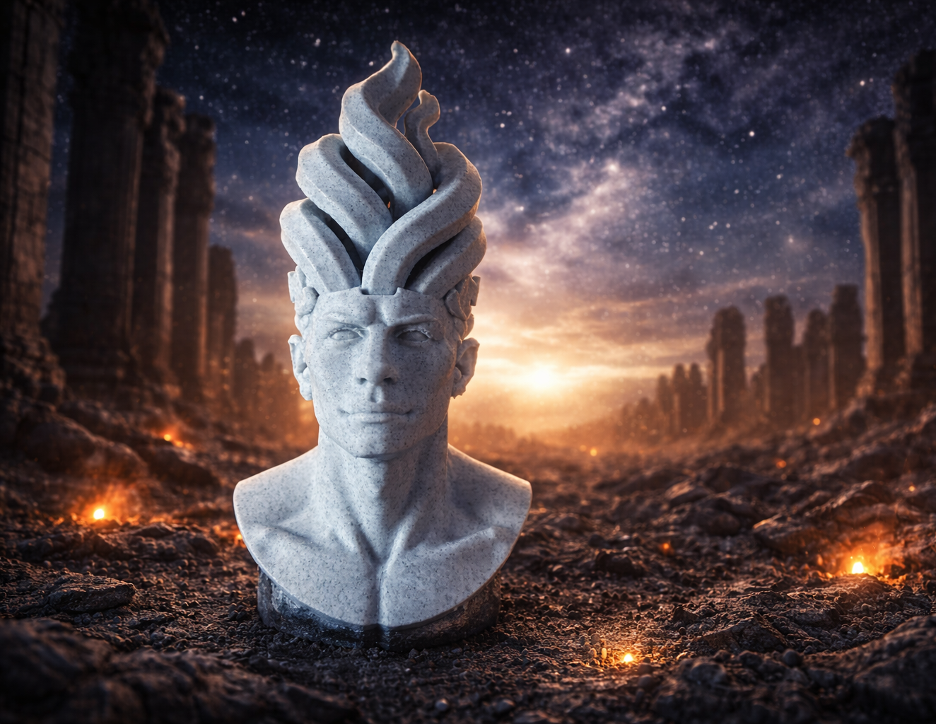 The Visionary — Bust