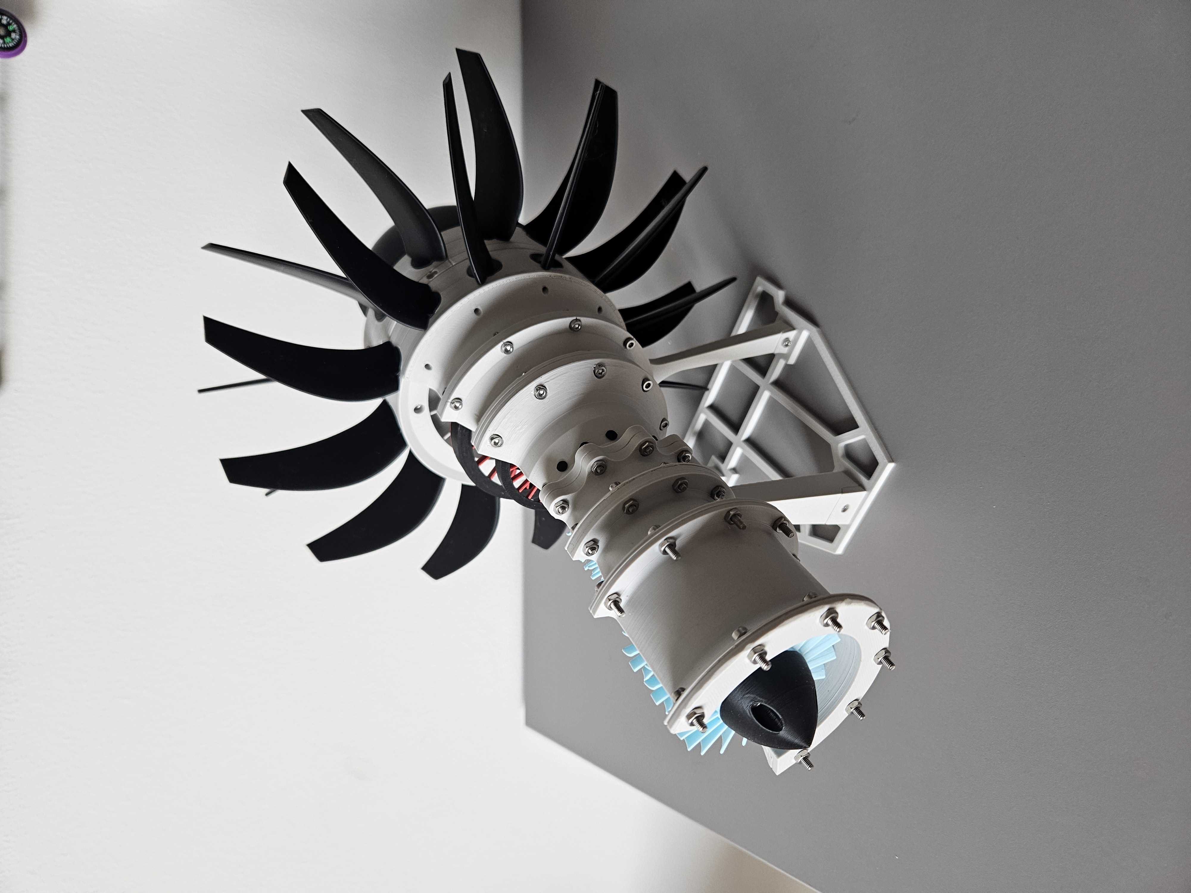 3d printable Jet engine - Propfan - no glue assembly — miniatura 5