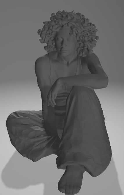 Sitting girl 02