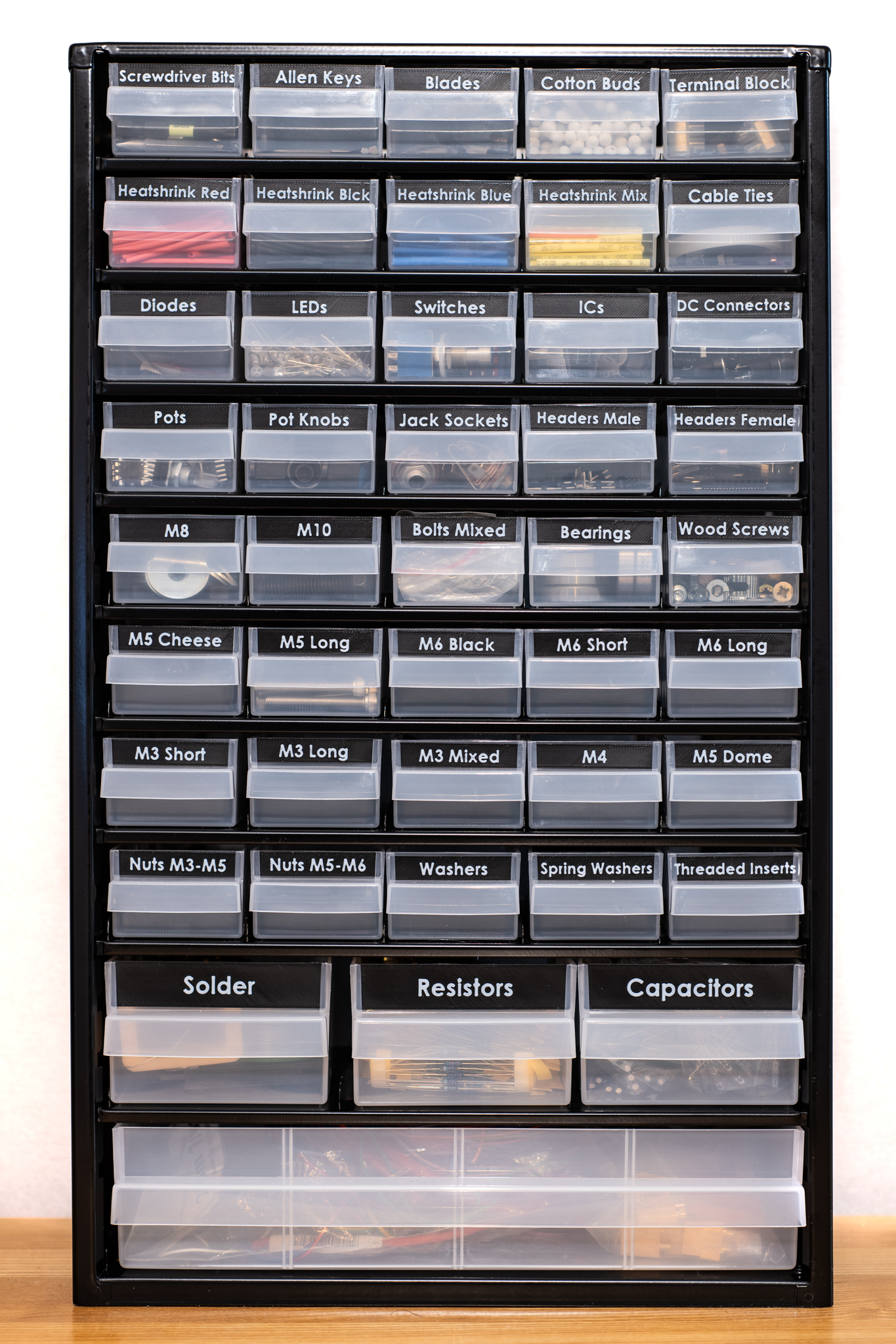 Raaco Organizer Drawer Nameplates