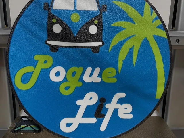 Poque Life 2D Wall-Art plate