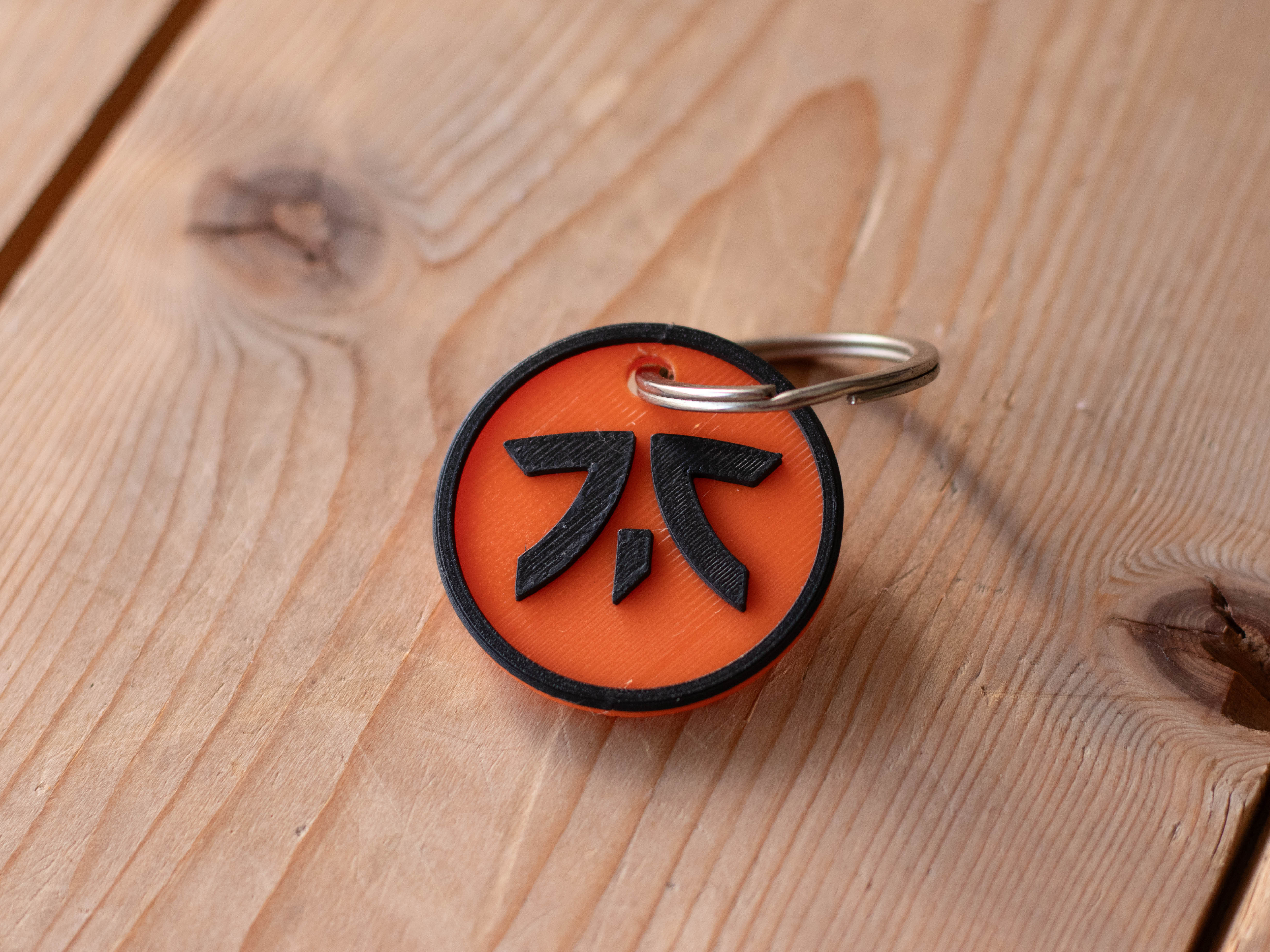 Miniatura 2 do modelo 3D Fnatic Logo Keychain