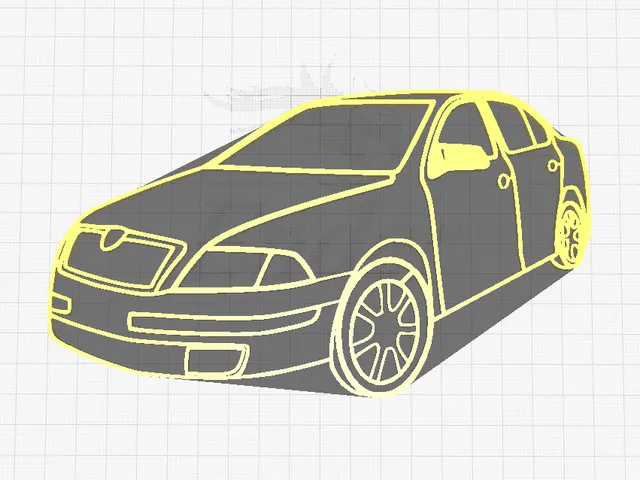 Skoda Octavia 2 wall decor