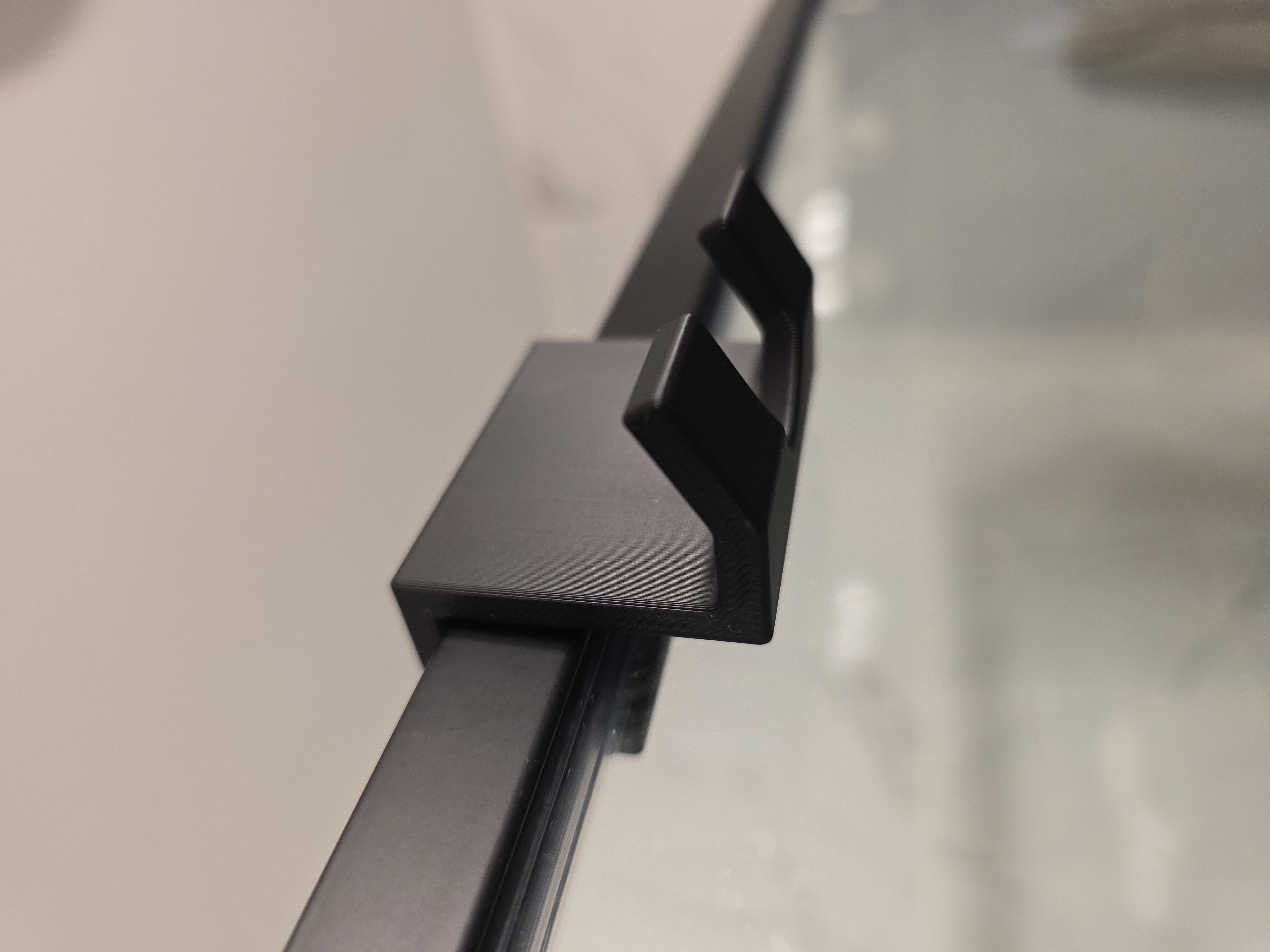 Wide Squeegee Holder for 20mm Glass