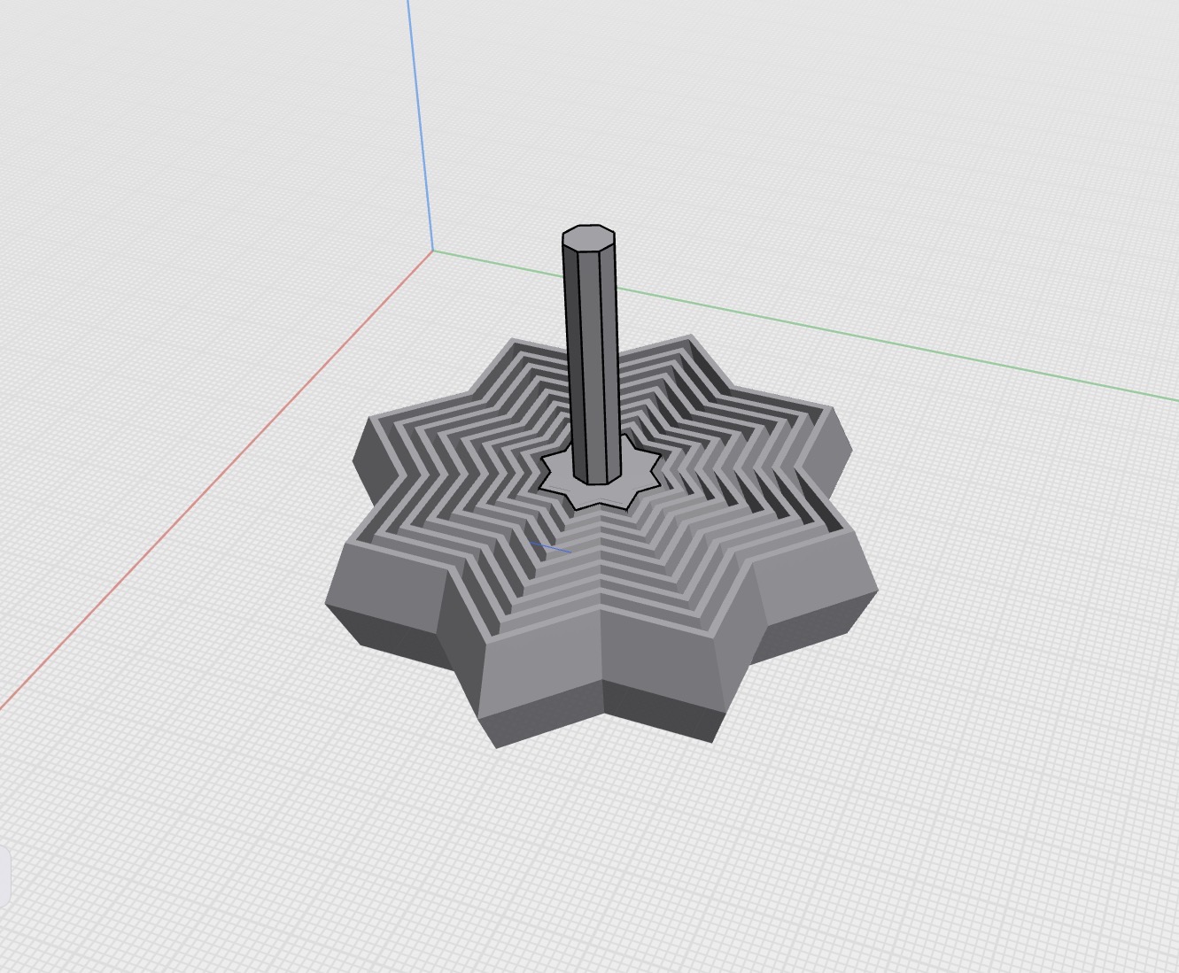 Fidget Star with a handle