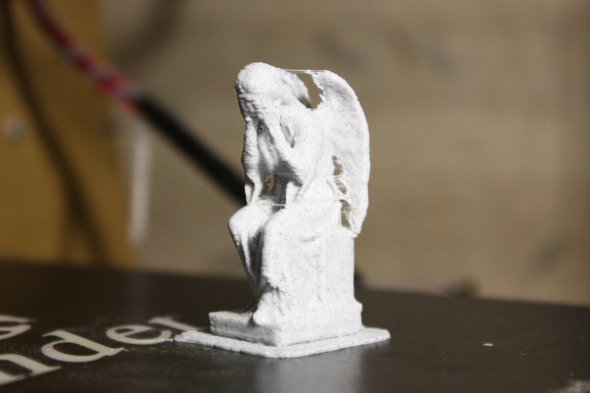 Crying Peace Angel NOsupport Fastprint FDM Easytoprint TTRPG NPC — miniatura 3