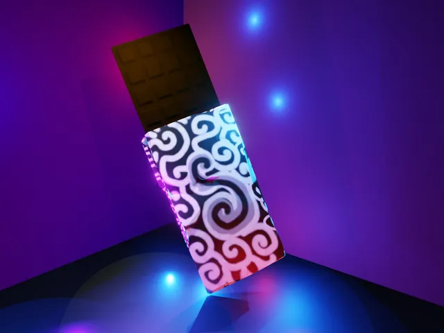 3d chocolate model