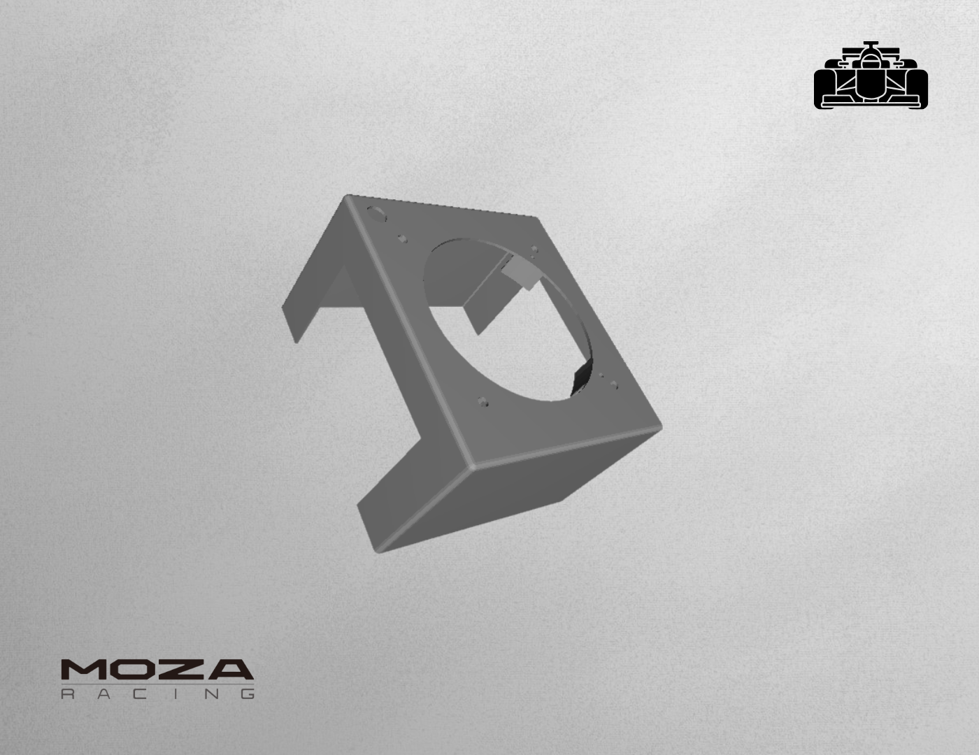 MOZA Cooling Fan Bracket for R5/R9/R12 Wheelbase