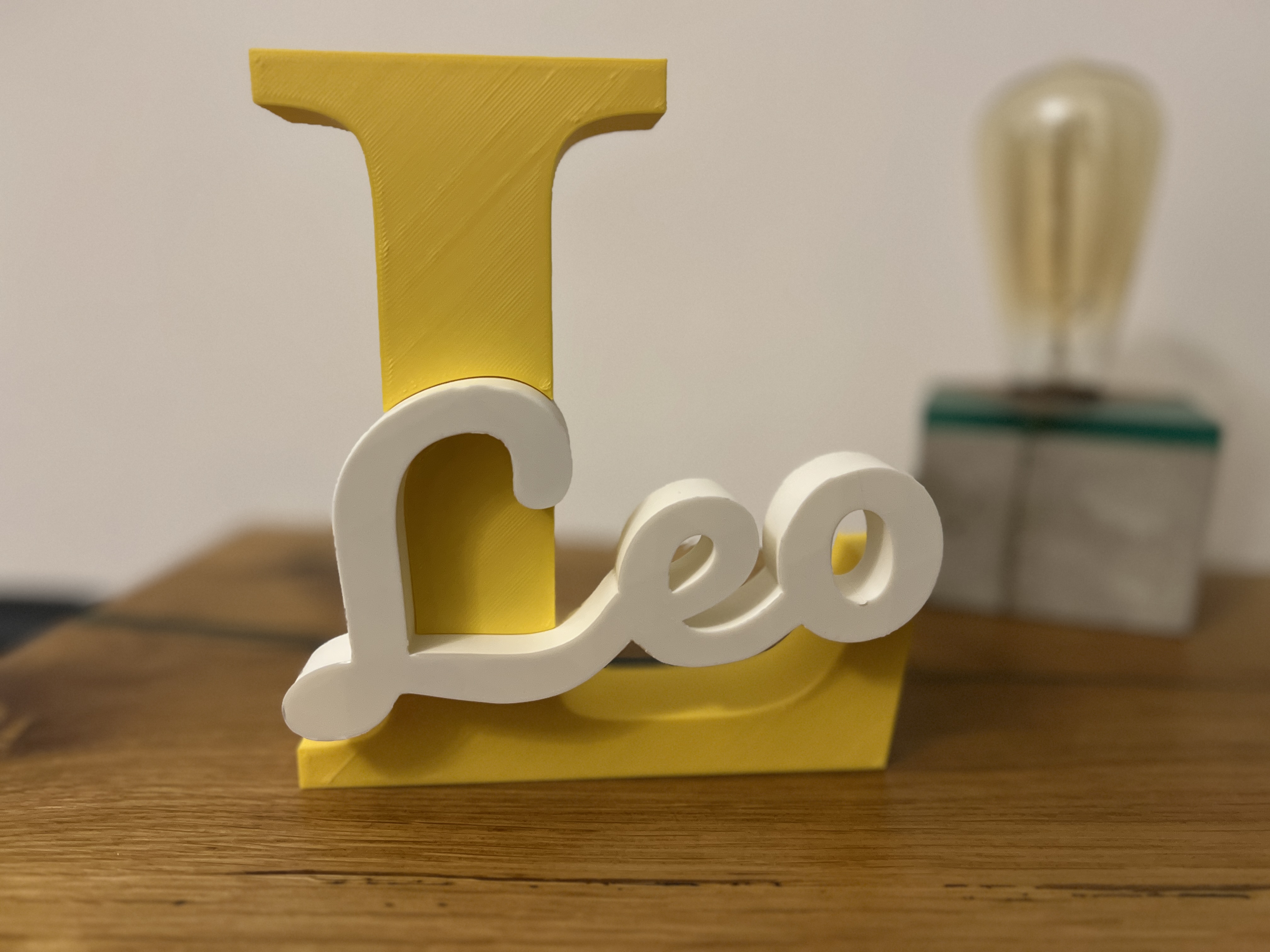 Leo – Decorative 3D Print Name Sign