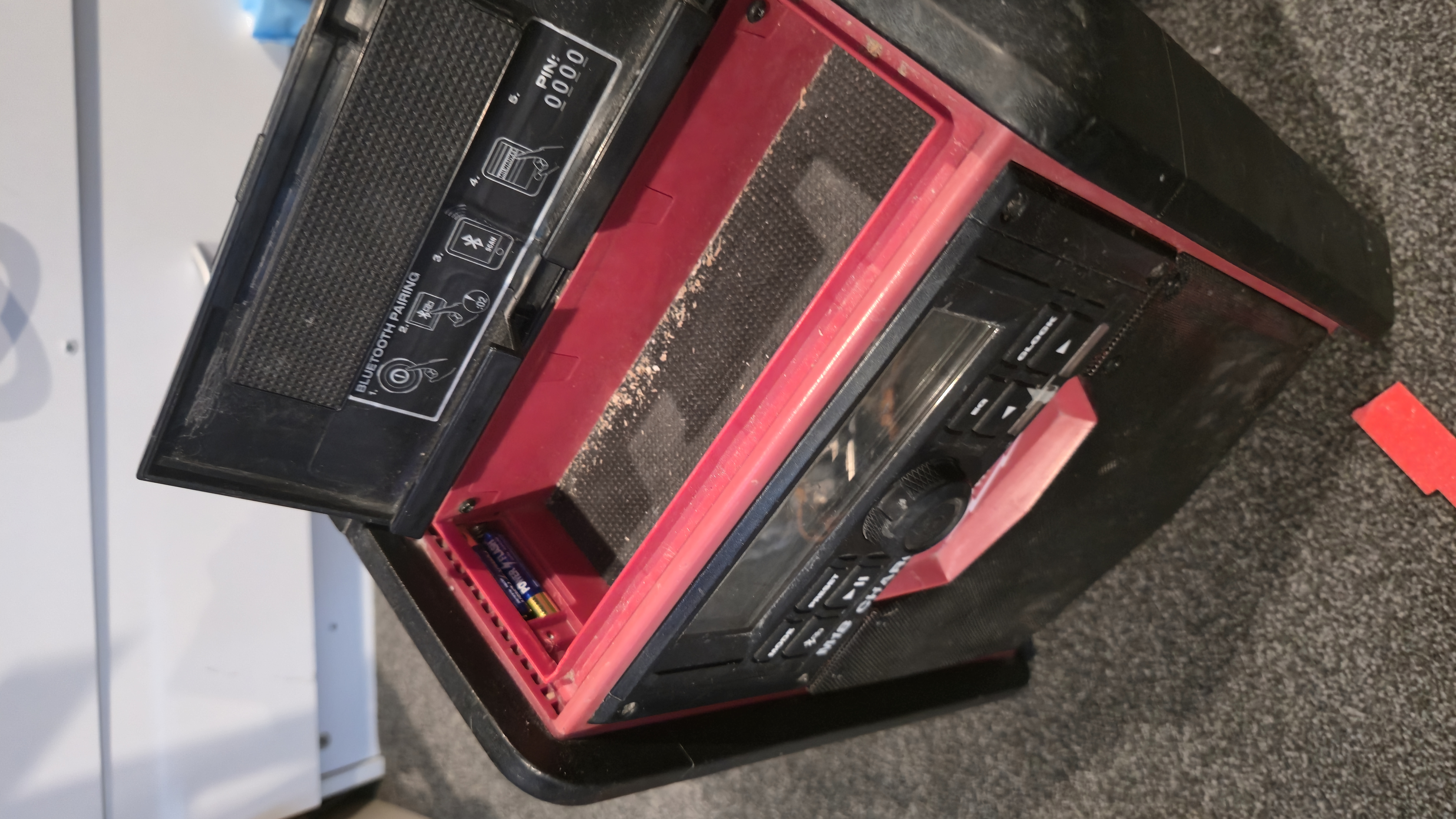 Milwaukee M18 Charger Radio Battery Cover