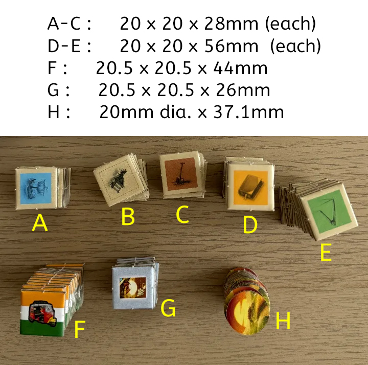 Catan Expansion Scenario Game Piece Boxes / Holder - Rickshaw Run, Pyrenees, Santa Claus & Easter — thumbnail 2