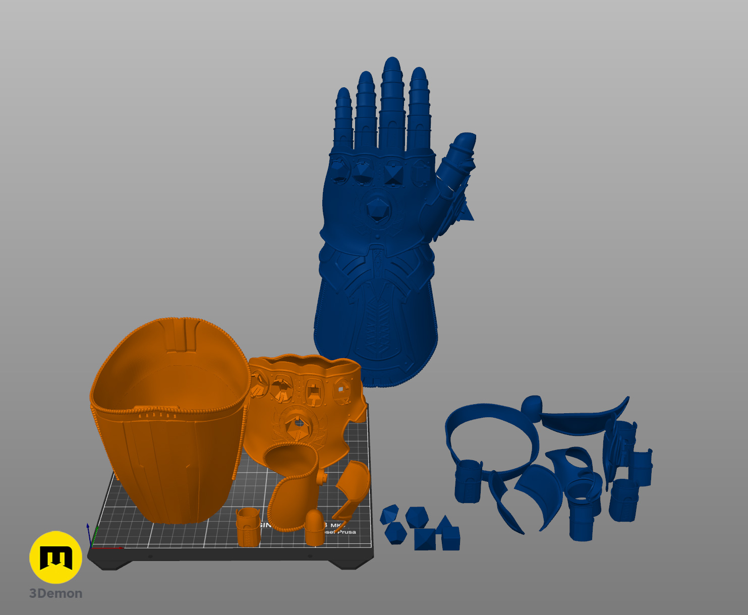 The Infinity Gauntlet – Wearable DnD Dice Holder — miniatura 9