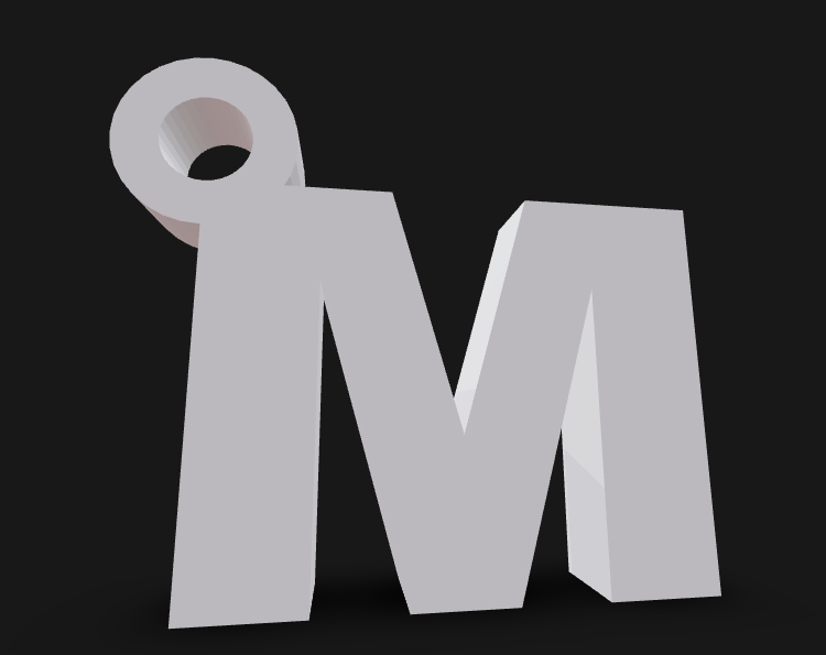 M Keychain