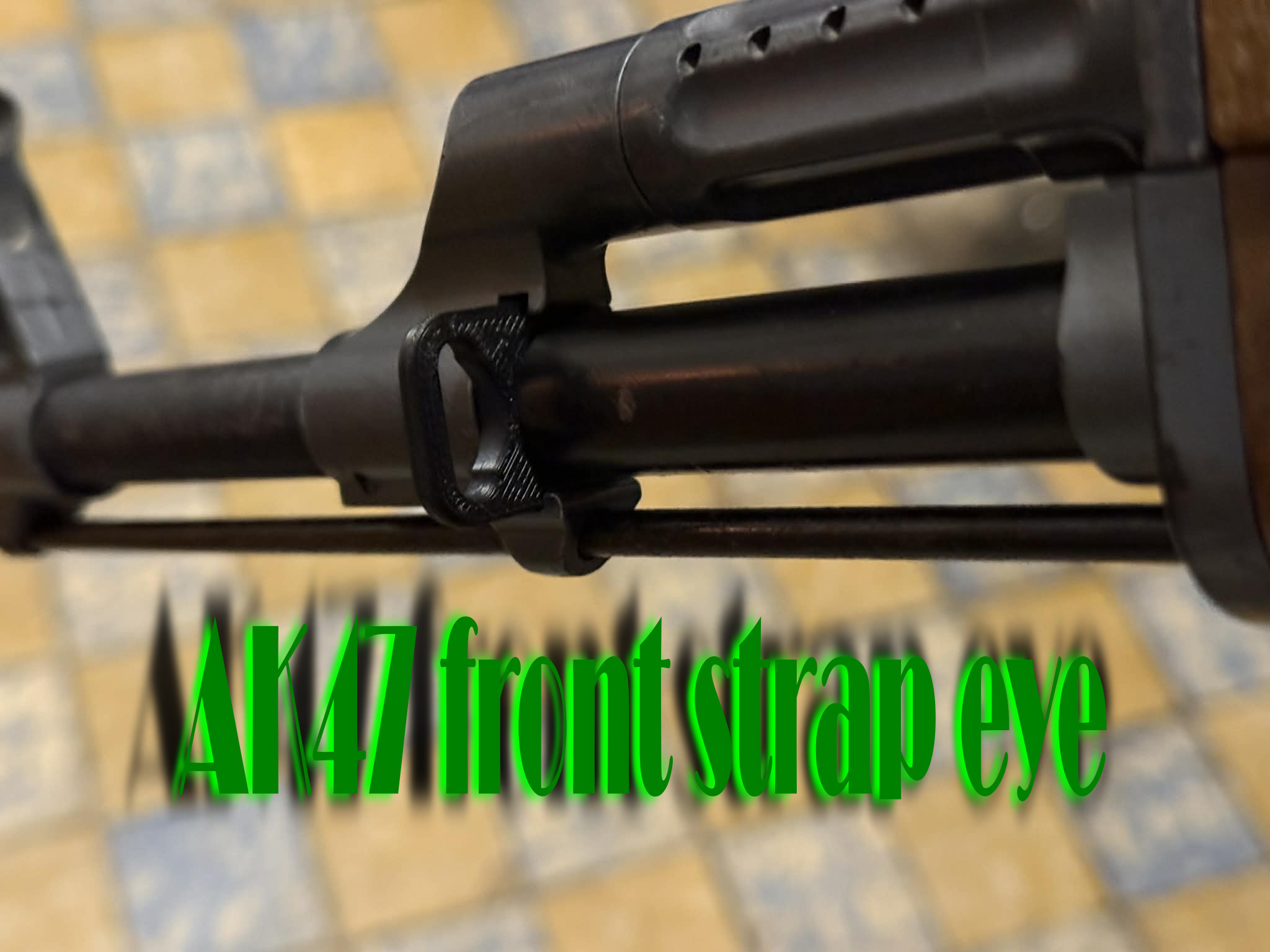 Airsoft AK47 front strap eye
