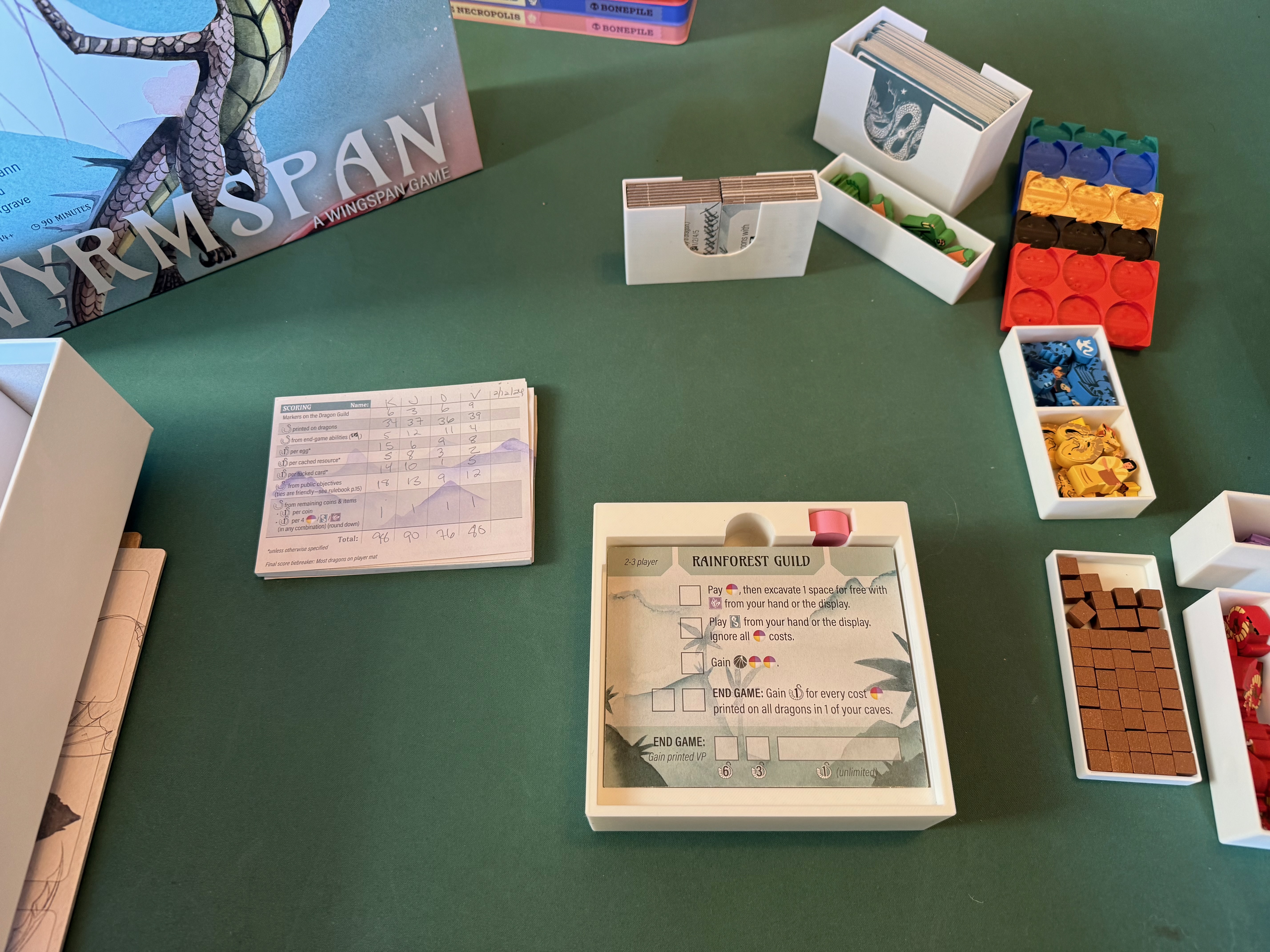 Miniatura 16 do modelo 3D Wyrmspan Board Game Insert