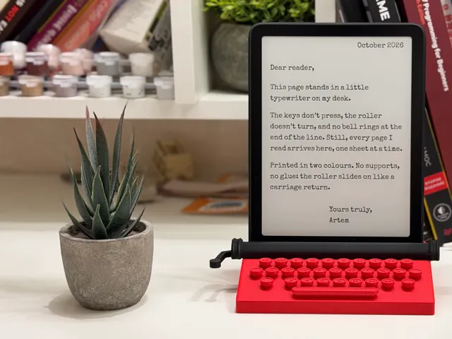 Typewriter Kindle & E-Reader Stand