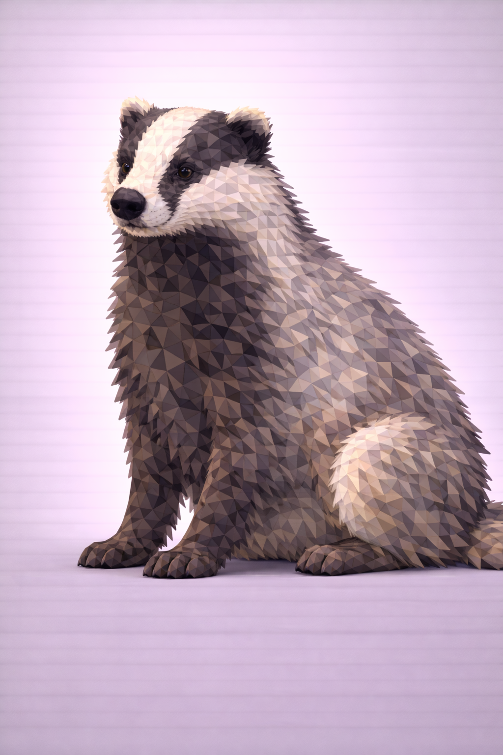 Badger Low Poly