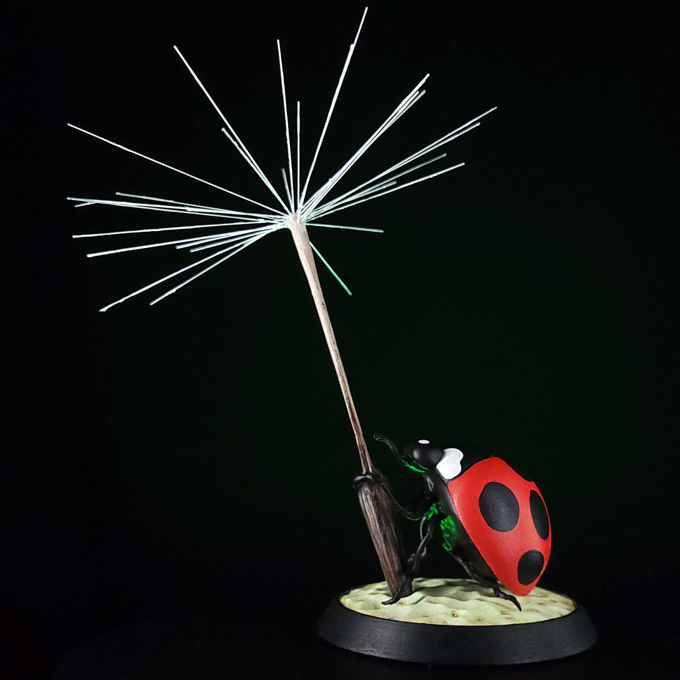 Prism Prints - Ladybug with Dandelion Seed