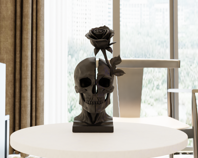 Cracked Rose Skull — miniatura 6