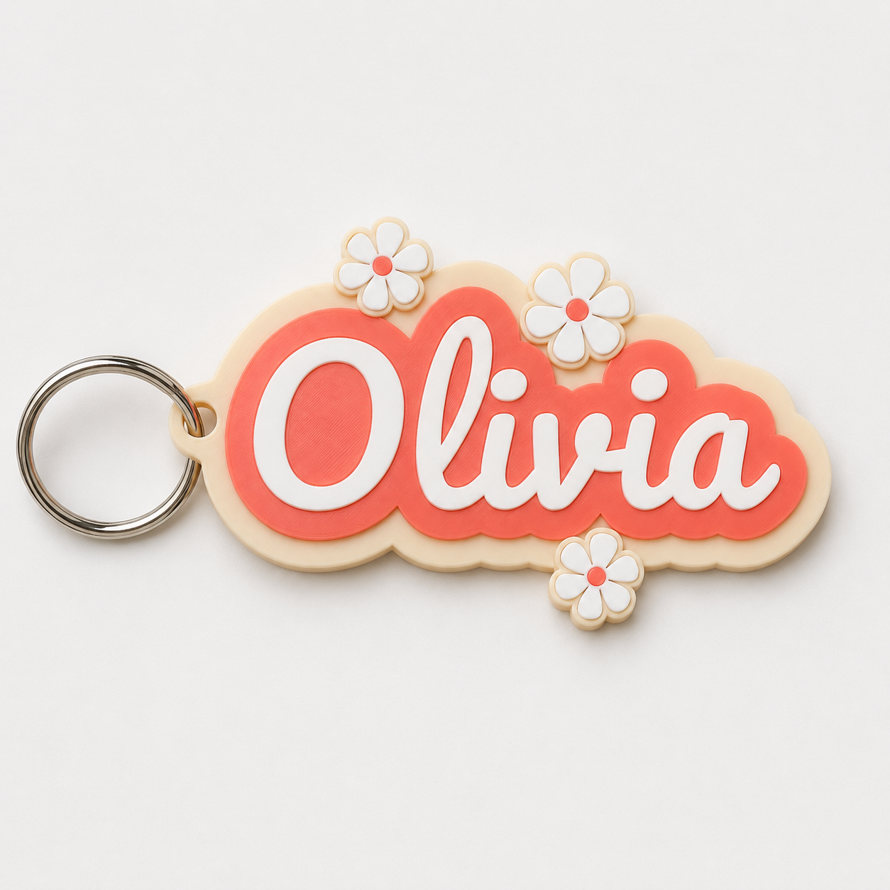 Olivia's flower name tag