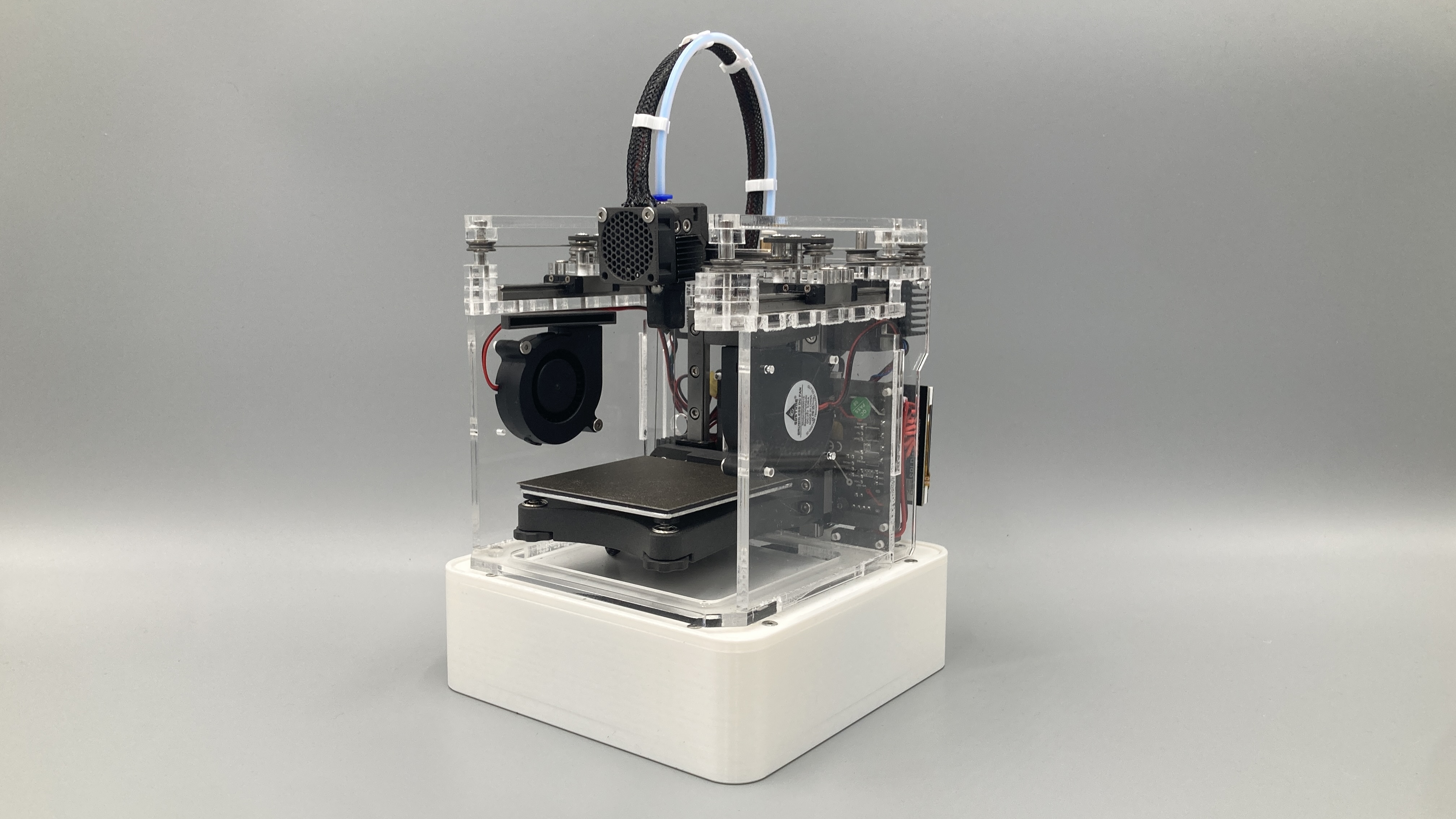 Miniatura 7 do modelo 3D Micro 3D Printer Stand with Spool Storage