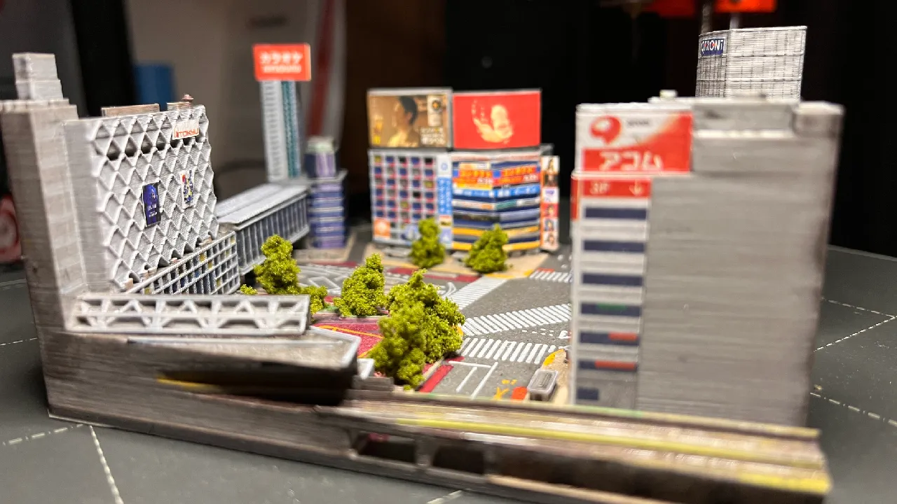 Shibuya Crossing - Tokyo, Japan by MiniWorld3D | Download STL