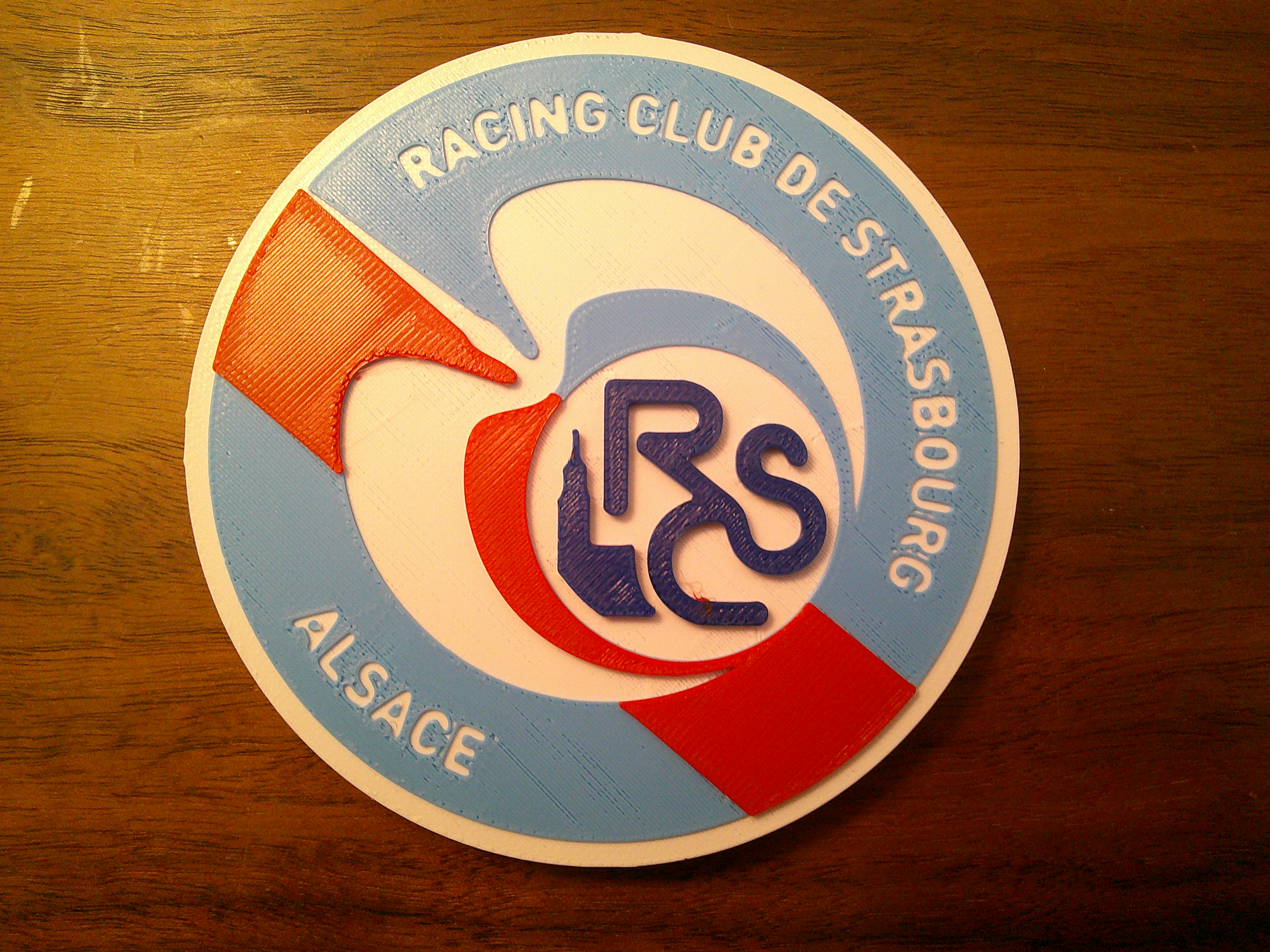 RC Strasbourg Alsace Logo Coaster or Plaque