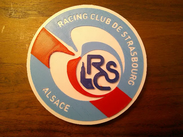 RC Strasbourg Alsace Logo Coaster or Plaque