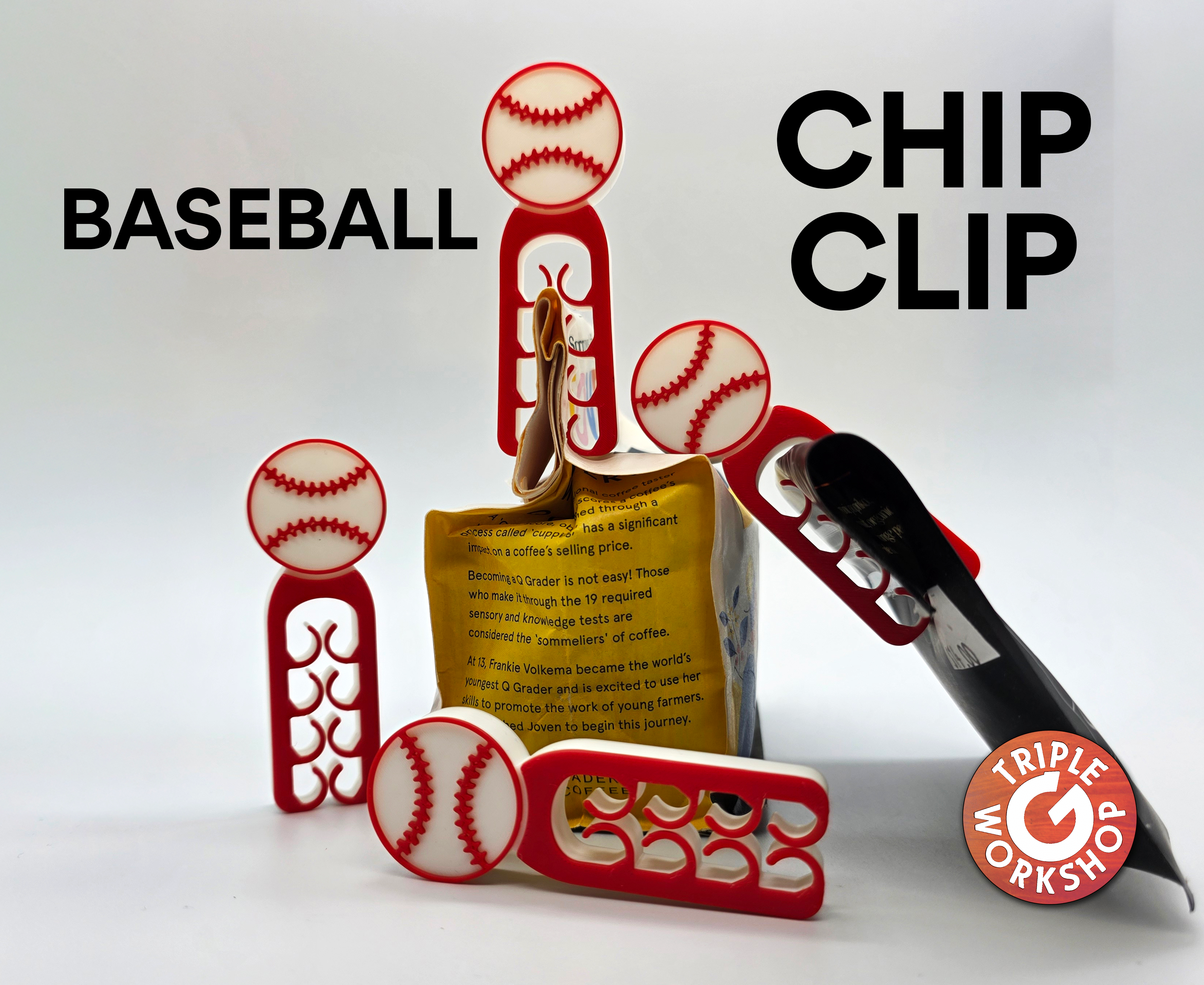 Baseball Chip Clip