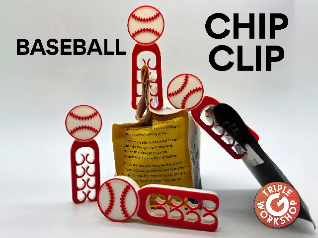 Baseball Chip Clip