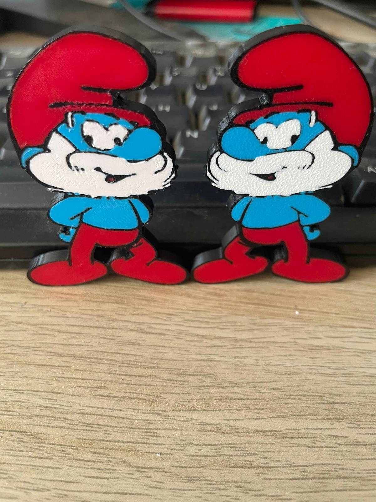 llavero papa pitufo