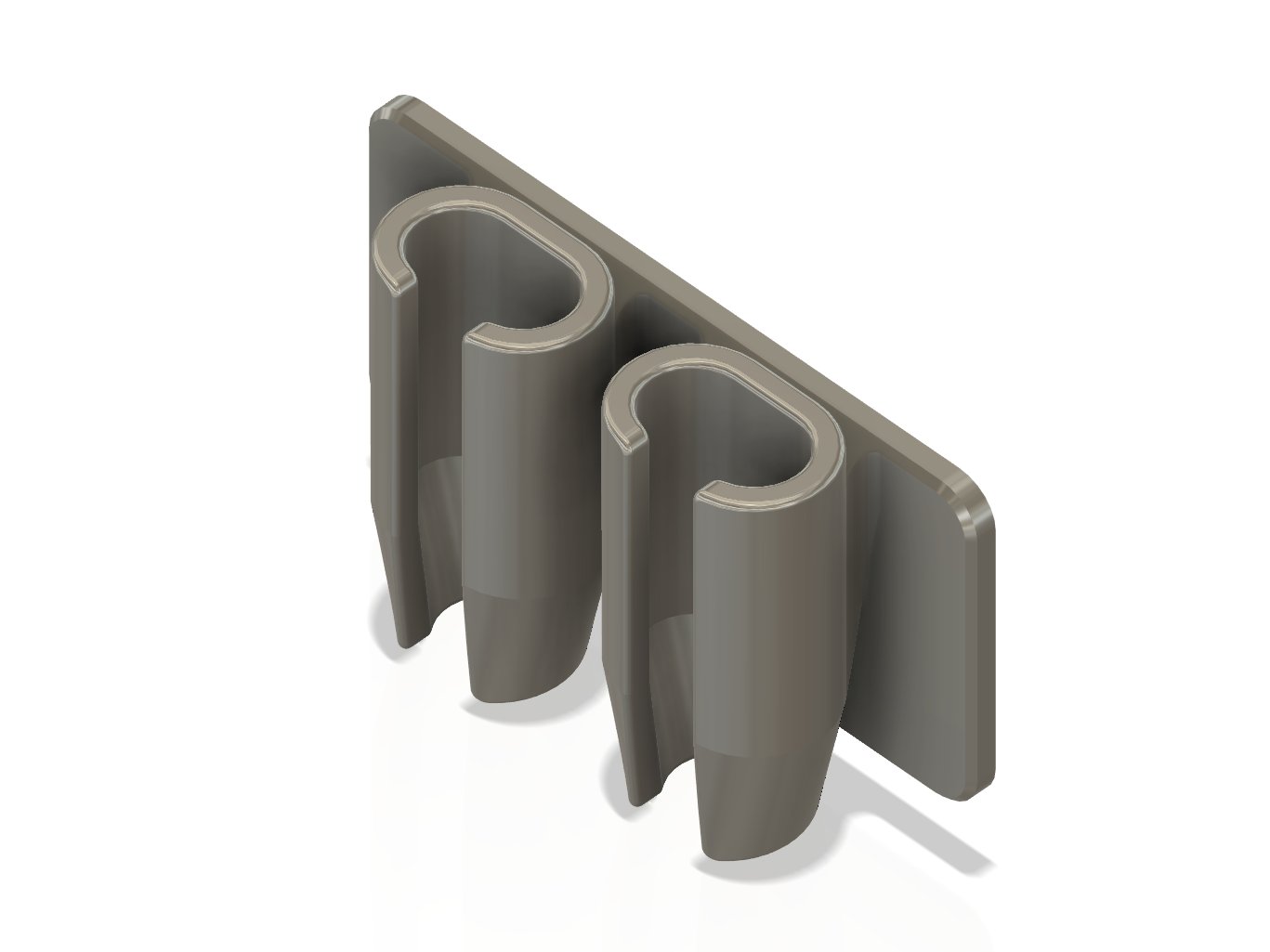 Miniatura 3 do modelo 3D USB C Extension Mounting Bracket
