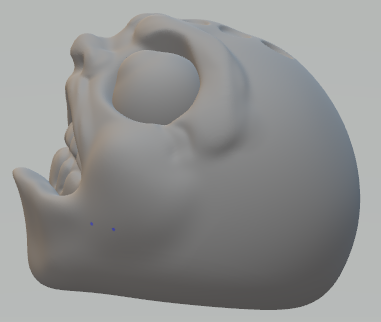 Mad head sculpture