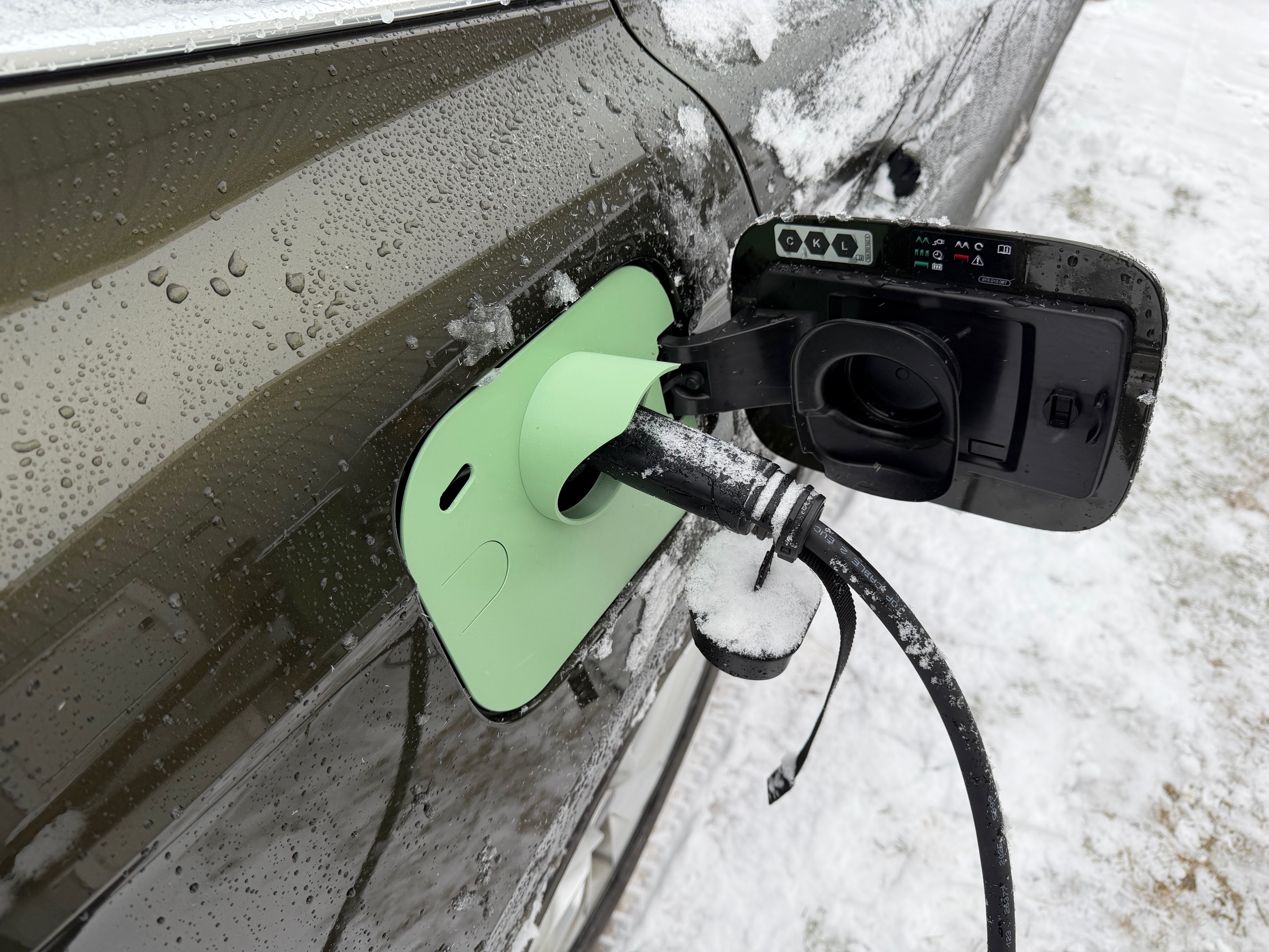 Skoda Enyaq - Charger cover