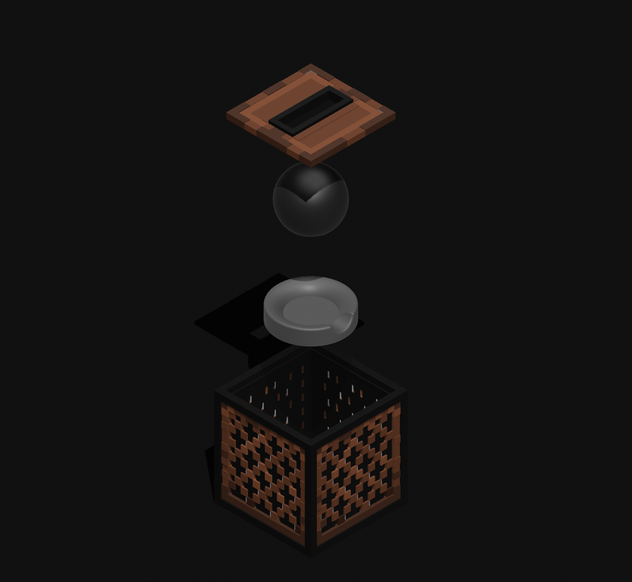 Minecraft Jukebox Case (Echo Dot Gen 4)