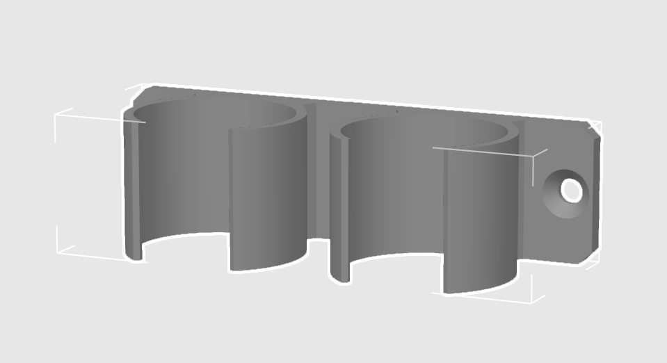 Double Dishwasher Hose Clip